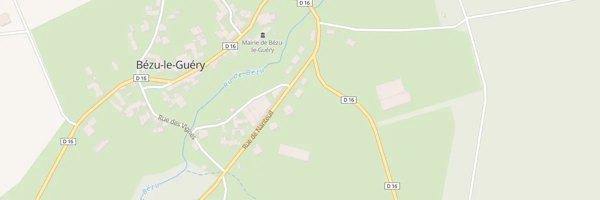Plan du 2 Rue de Nanteuil à Bézu-le-Guéry
