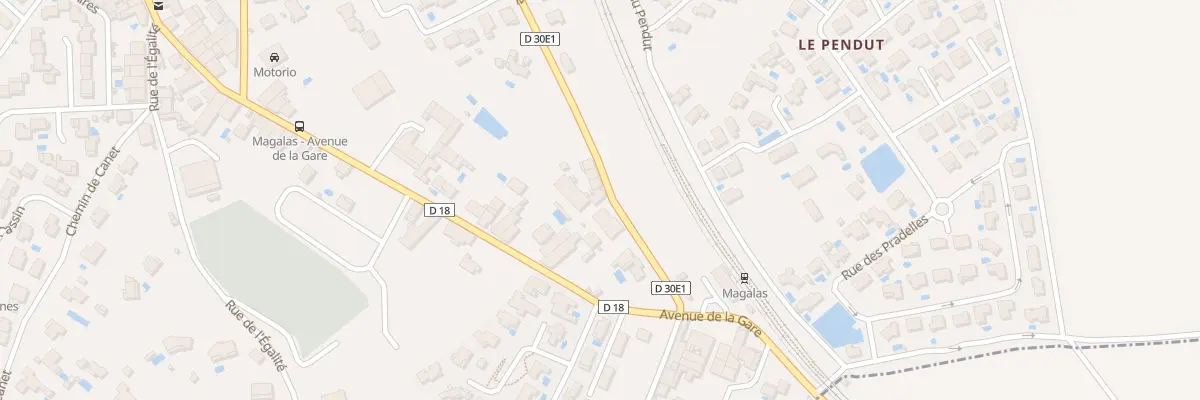 Plan du 442 Rue de la Cité à Magalas