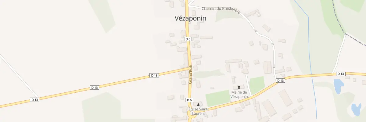 Plan du 17 Gr Grand Rue à Vézaponin