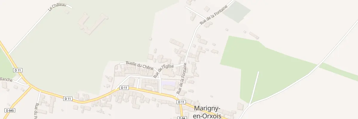 Plan du 5 Rue de la Fontaine à Marigny-en-Orxois