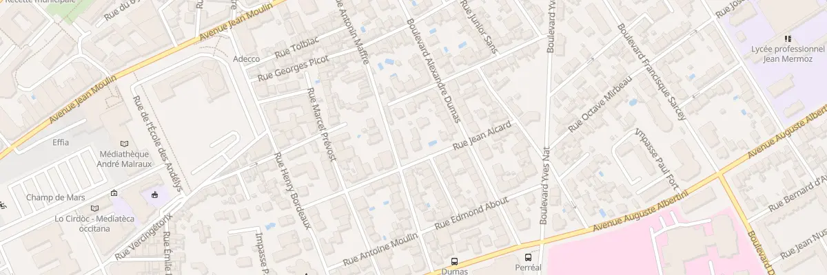 Plan du 15 Rue Jean Aicard à Béziers
