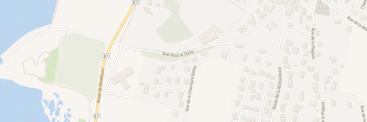 Plan du 8 Rue de la Charreyre Basse à Pérignat-sur-Allier