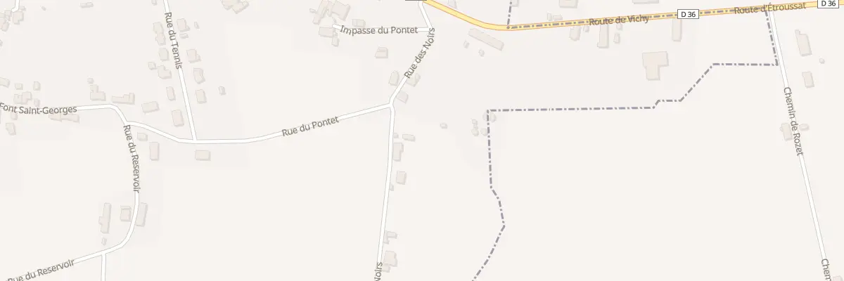 Plan du 5 Rue des Noirs à Étroussat