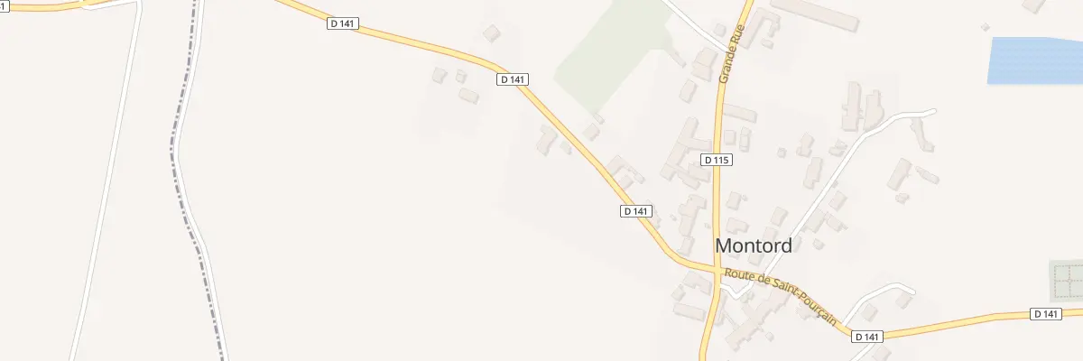 Plan du 9 Rte de Cesset à Montord