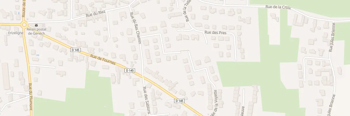 Plan du 12 Rue des Saules à Genech