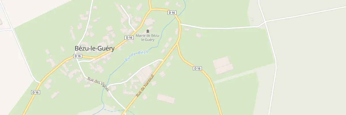 Plan du 2B Rue de Nanteuil à Bézu-le-Guéry