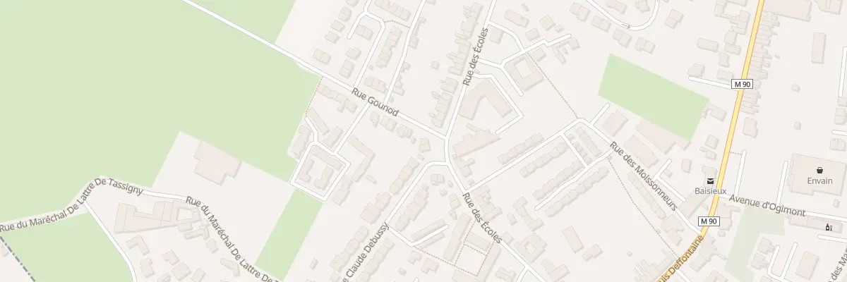 Plan du 64 Rue des Écoles à Baisieux