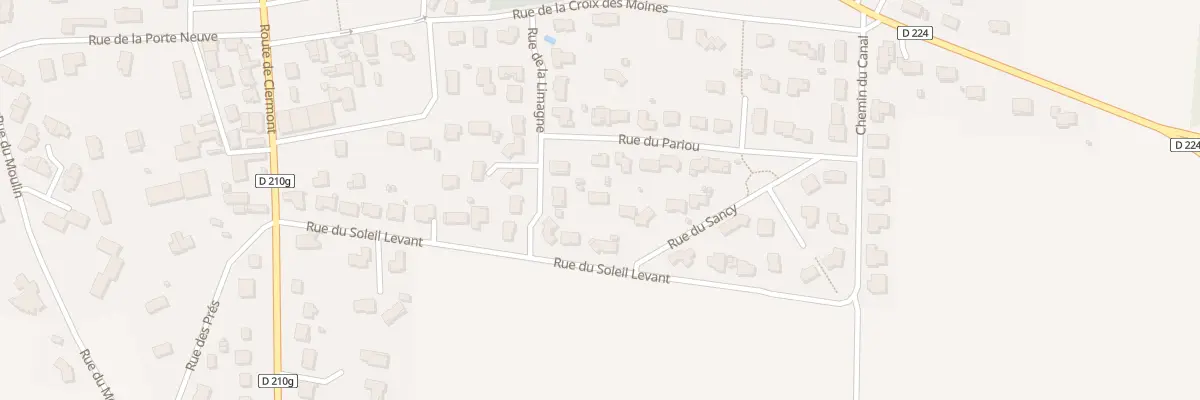 Plan du 1 Rue du Sancy à Ennezat