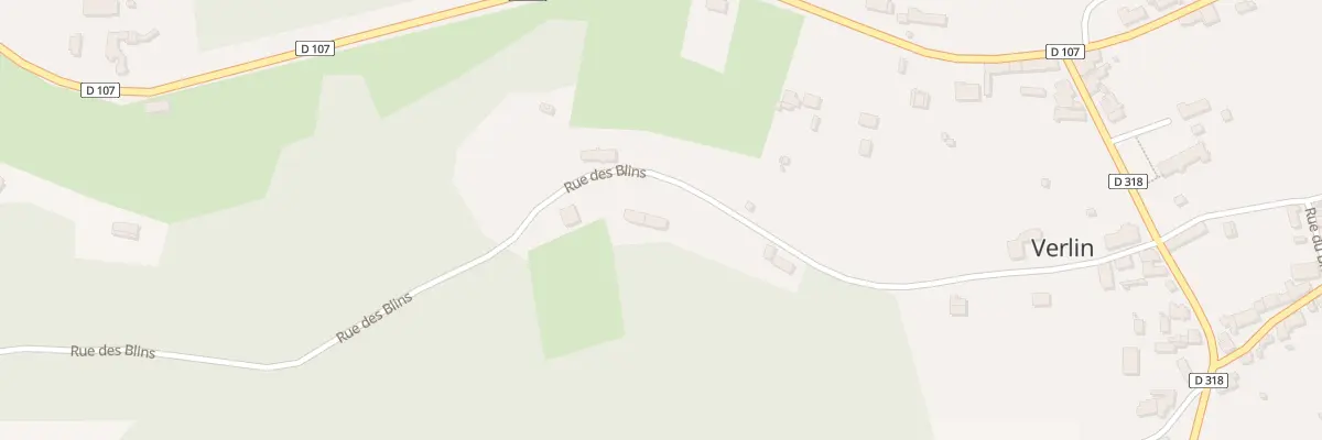 Plan du 11 Rue des Blins à Verlin