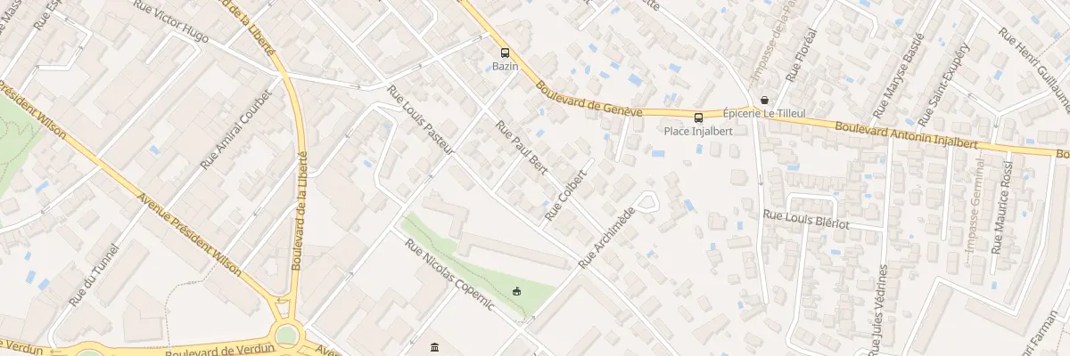 Plan du 20 Rue Paul Bert à Béziers