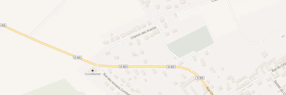Plan du 14 Che des Acacias à Michery