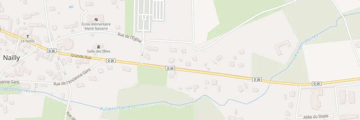 Plan du 63 Gr Grande Rue à Nailly