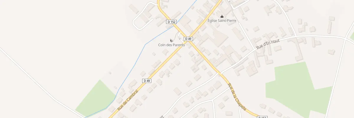 Plan du 61 Rue de Cambrai à Bantigny