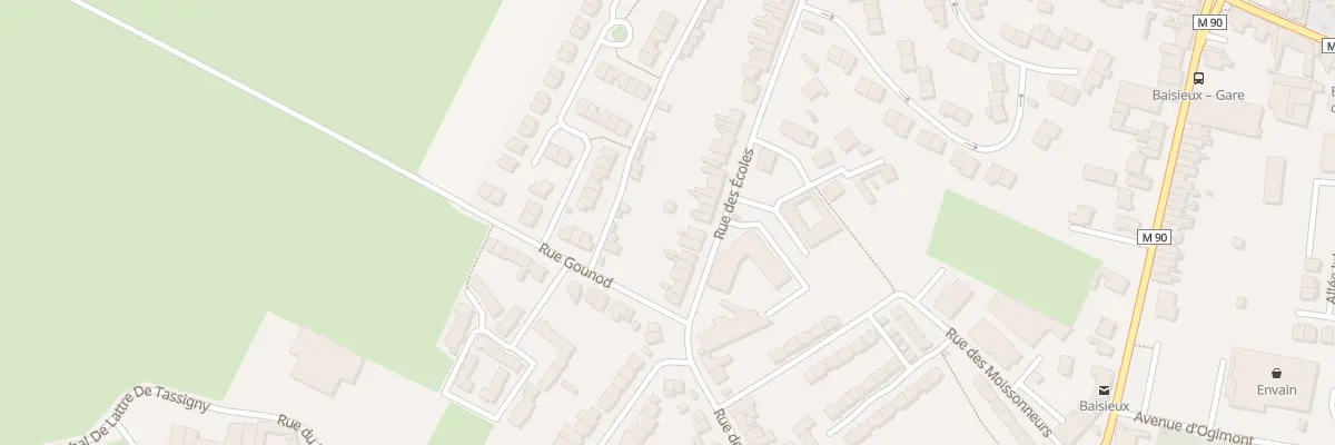 Plan du 50 Rue des Écoles à Baisieux