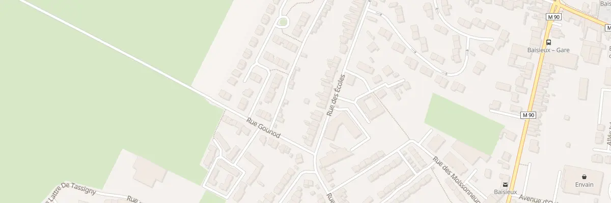 Plan du 48 Rue des Écoles à Baisieux