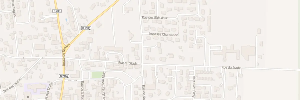 Plan du 6 Rue de la Croix Lapierre à Ennezat