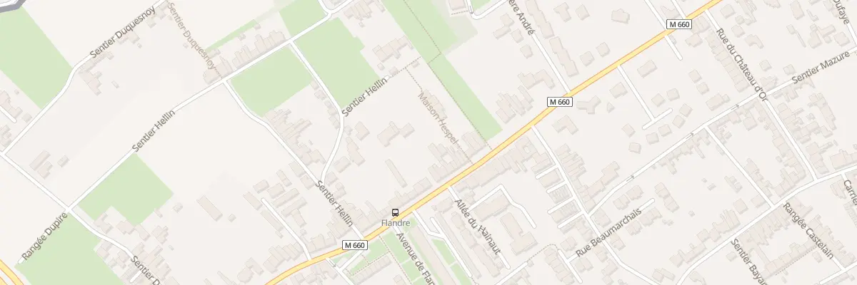 Plan du 1254 Rue Jules Guesde à Wattrelos