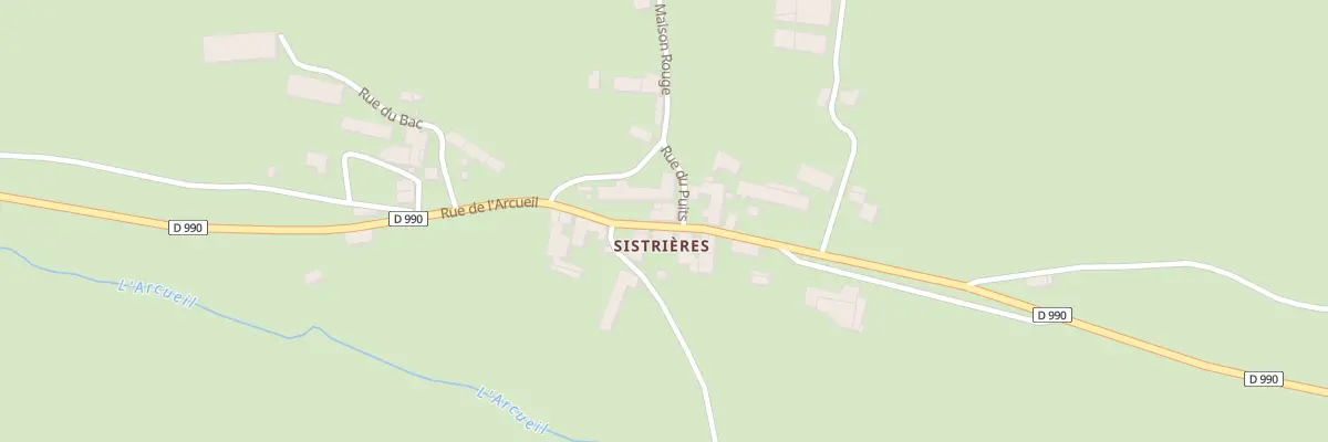 Plan du 5022 Sistrières à Montchamp