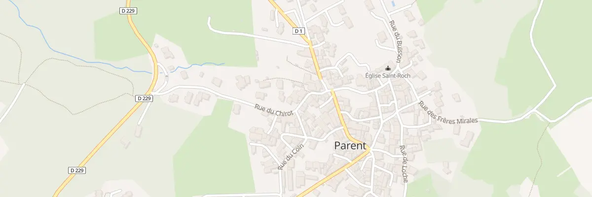 Plan du 8 Rue du Chirot à Parent
