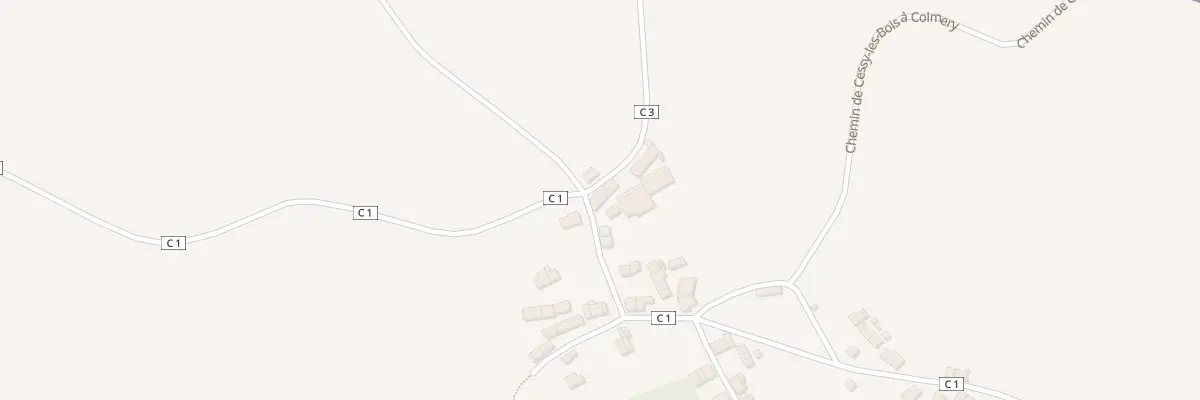 Plan du 1 Rte de Cessy à Cessy-les-Bois