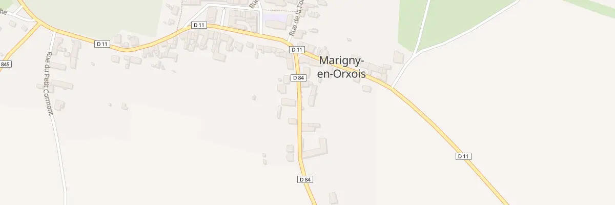 Plan du 9 Rue d’Issonges à Marigny-en-Orxois