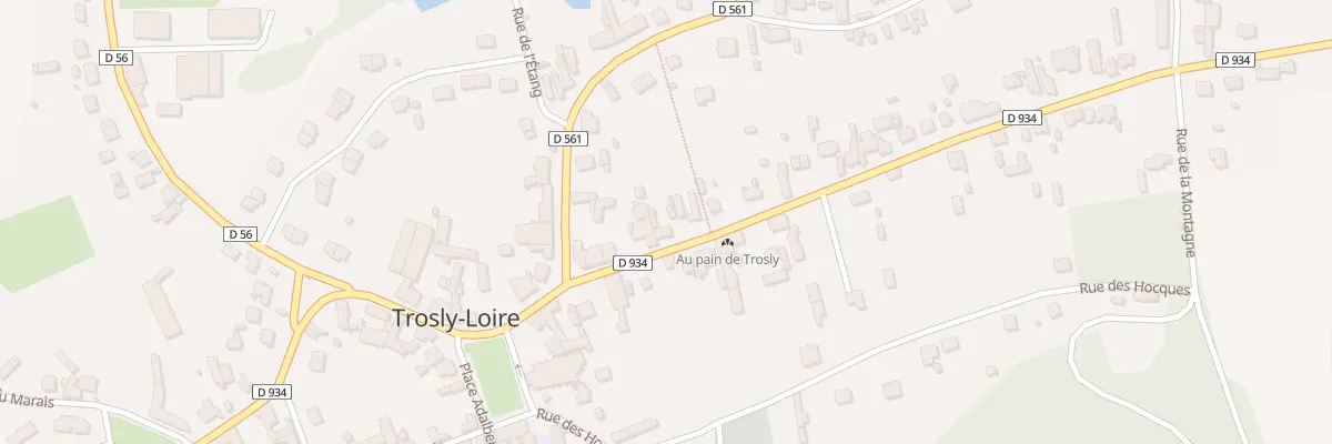 Plan du 23 Rte de Coucy-le-château à Trosly-Loire