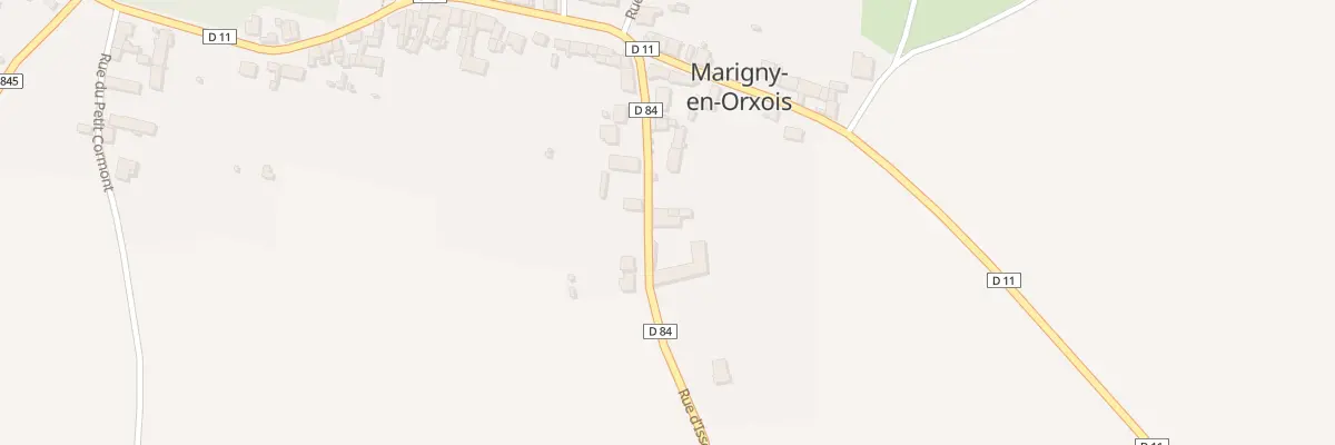 Plan du 11 Rue d’Issonges à Marigny-en-Orxois