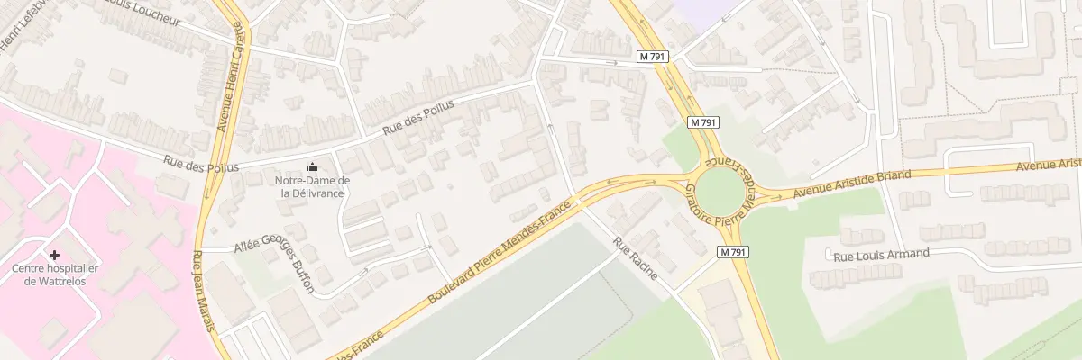 Plan du 18 Rue Racine à Wattrelos
