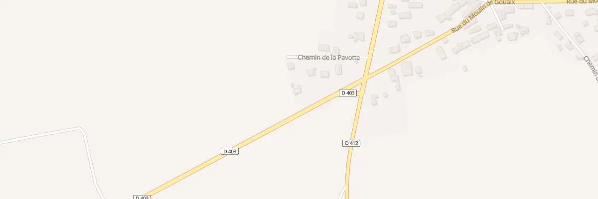 Plan du 8 Rte de Donnemarie à Jutigny