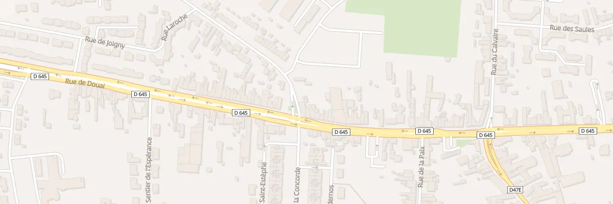 Plan du 118 Rue de Douai à Auberchicourt