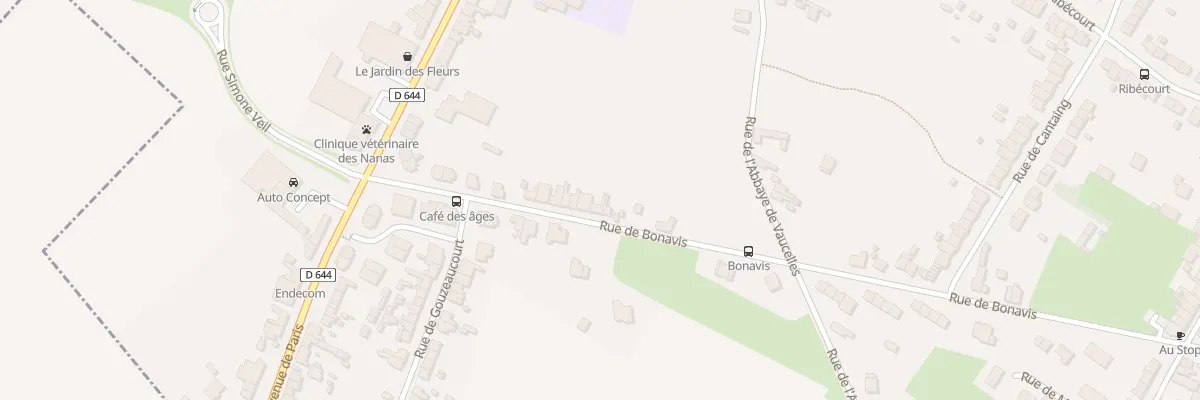 Plan du 94 Rue de Bonavis à Cambrai