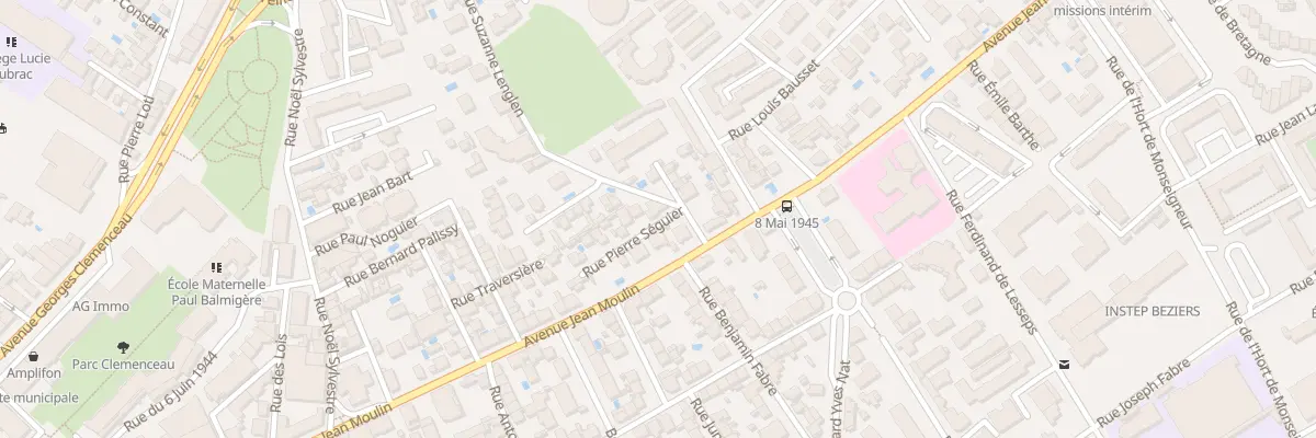 Plan du 2 Rue Pierre Seguier à Béziers