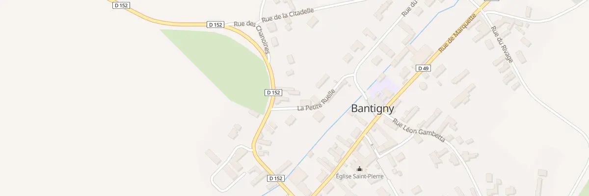 Plan du 190 Rue des Chanoines à Bantigny