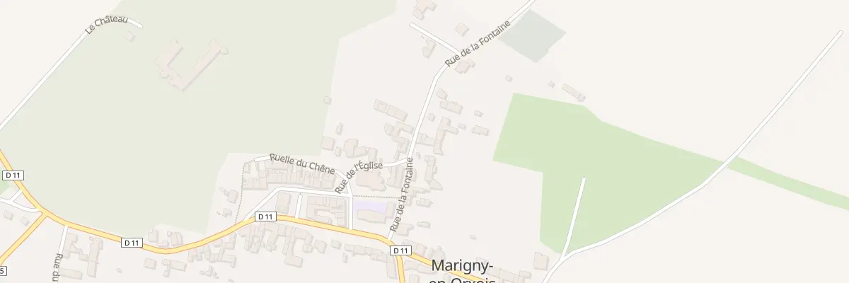 Plan du 24 Rue de la Fontaine à Marigny-en-Orxois