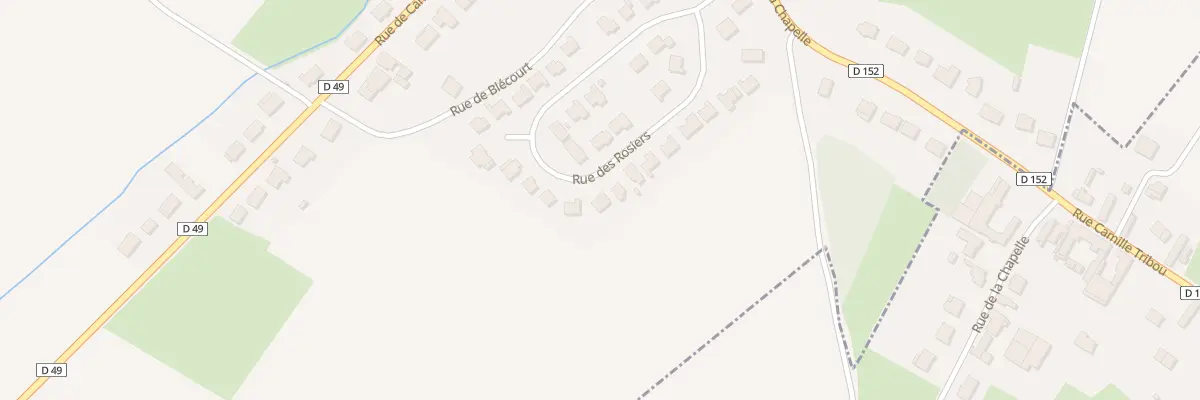 Plan du 18 Rue des Rosiers à Bantigny