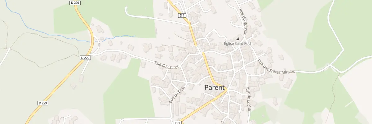 Plan du 7 Rue du Chirot à Parent