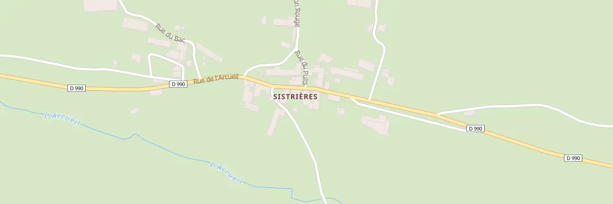 Plan du 5025 Sistrières à Montchamp
