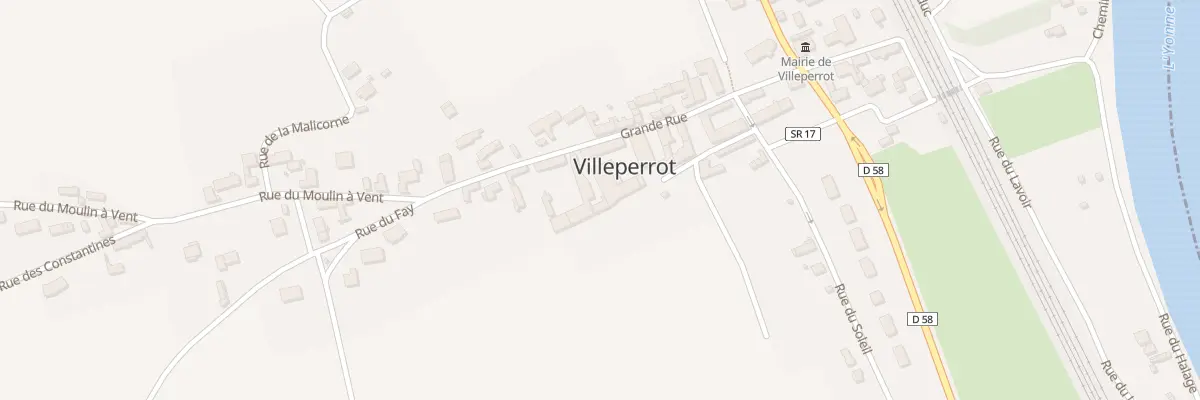 Plan du 1 Imp de la Bergère à Villeperrot
