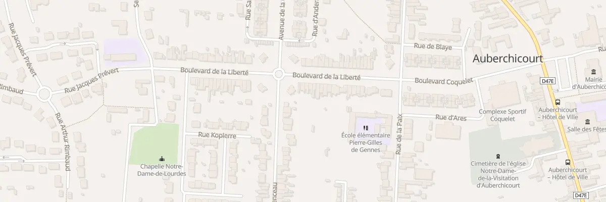 Plan du 31 Bd de la Liberte à Auberchicourt