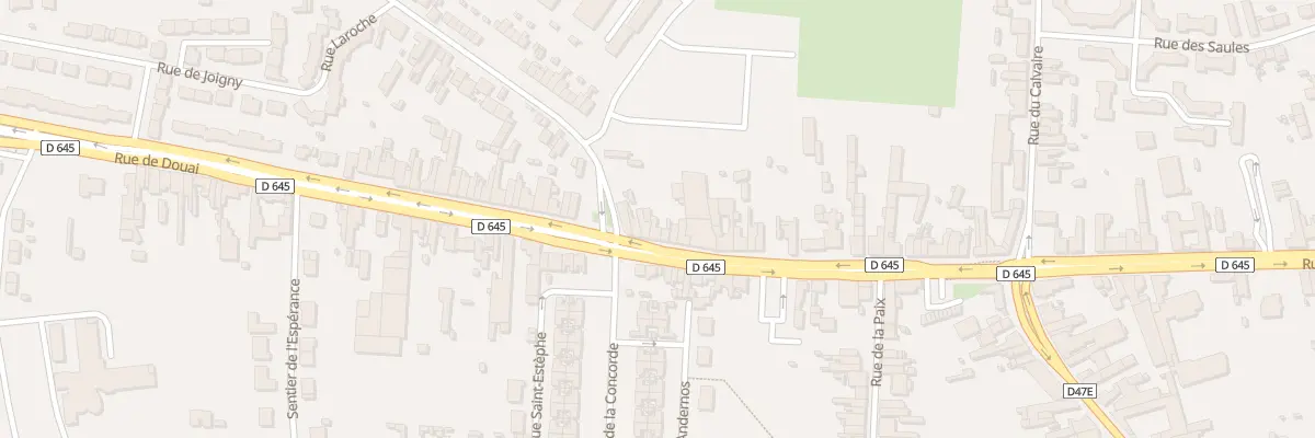 Plan du 114 Rue de Douai à Auberchicourt