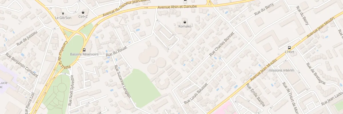Plan du 24 Rue René Caillié à Béziers