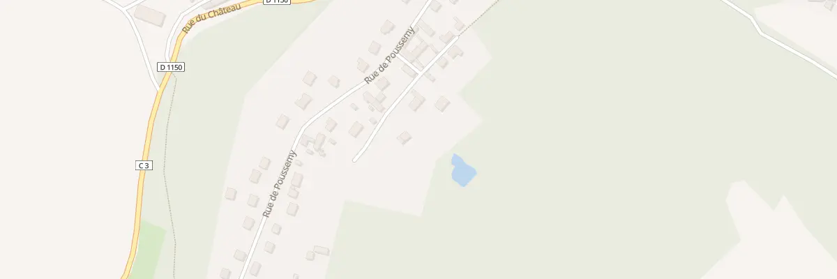 Plan du 15T Rue de Poussemy à Pernant