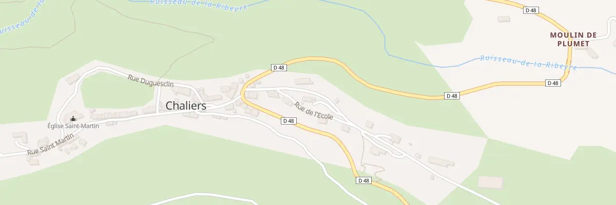 Plan du 5033 Le Bourg à Chaliers