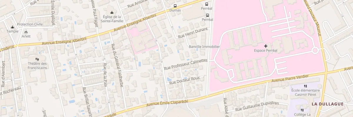 Plan du 5 Rue Professeur Calmettes à Béziers