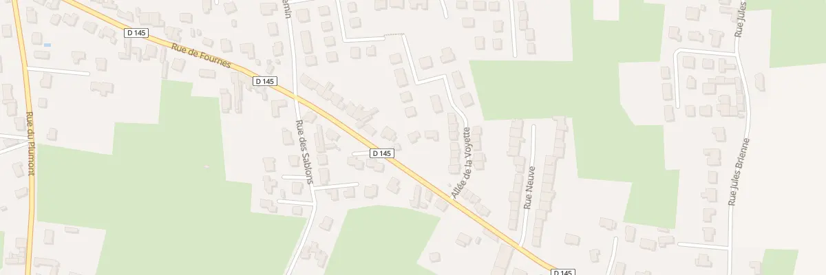 Plan du 455 Rue de Fournes à Genech