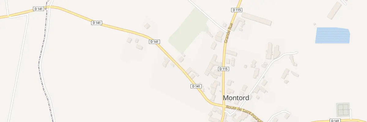 Plan du 8 Rte de Cesset à Montord