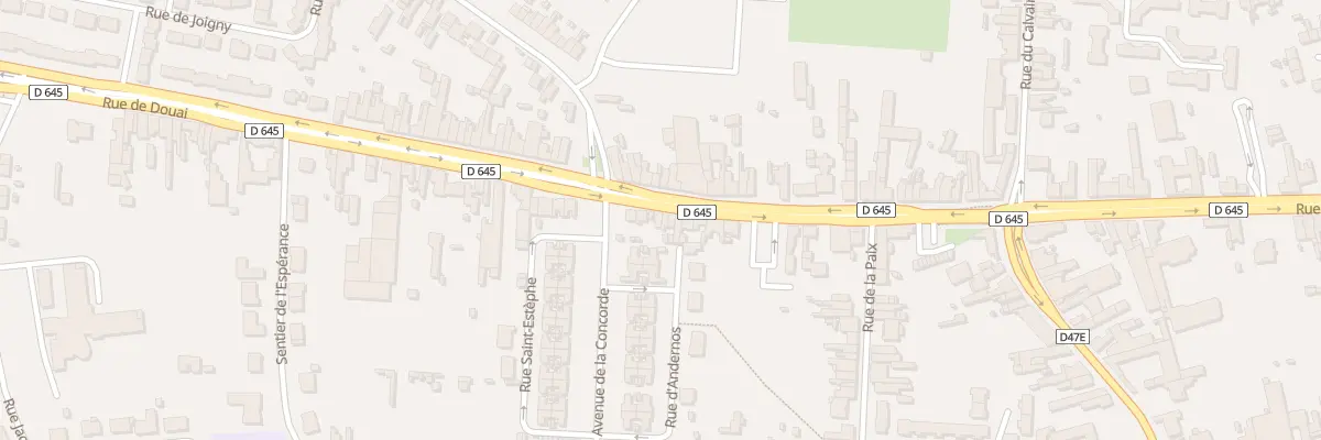 Plan du 117 Rue de Douai à Auberchicourt