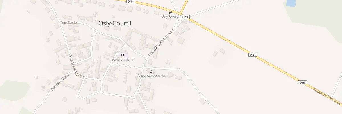 Plan du 3 Che du Petit Orme à Osly-Courtil