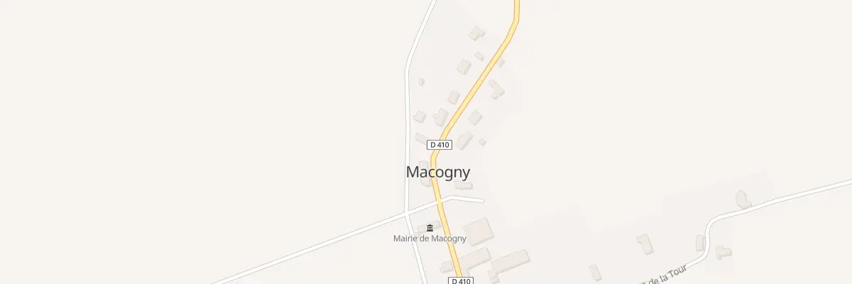 Plan du 13 Rue Principale à Macogny