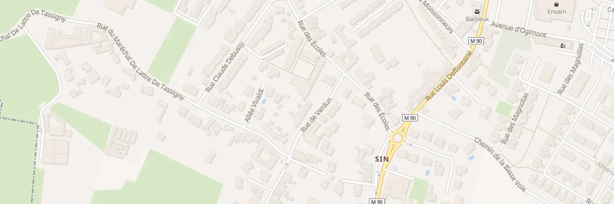 Plan du 5 Rue de Verdun à Baisieux